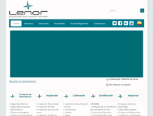 Tablet Screenshot of lenor.com.ar